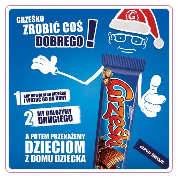 Marka Grześki świątecznie zachęca by „Grześko zrobić coś dobrego”