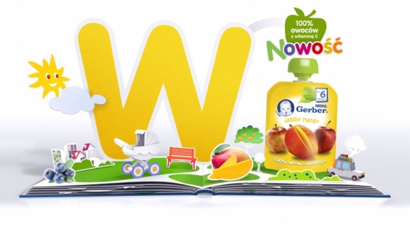 Gerber wprowadził tubki pełne owoców