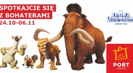 Bohaterowie Epoki Lodowcowej w Porcie Łódź - W Porcie Łódź pojawią się uwielbiani przez wszystkich bohaterowie filmu „Epoka Lodowcowa”.
