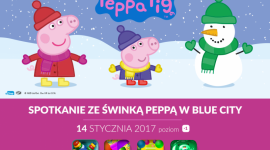 Spotkanie ze Świnką Peppą w Centrum Handlowym Blue City - W sobotę 14 stycznia w Blue City na najmłodszych czekać będzie wspaniała niespodzianka – spotkanie ze Świnką Peppą, uwielbianą przez dzieci na całym świecie bohaterką serialu animowanego.