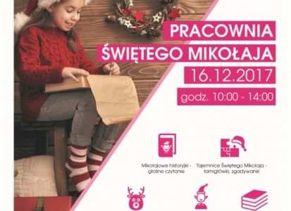 Aura Centrum zajrzy do pracowni Świętego Mikołaja