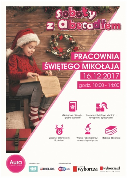 Aura Centrum zajrzy do pracowni Świętego Mikołaja