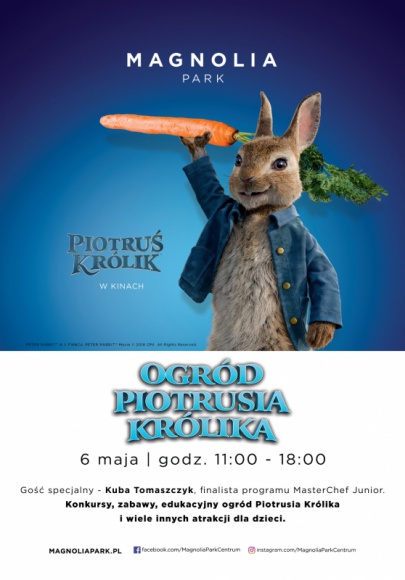 Ogród Piotrusia Królika i warsztaty kulinarne już w niedzielę w Magnolia Park