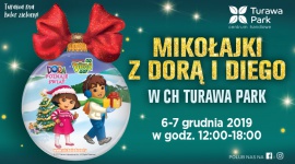 Dwa dni Mikołajkowych atrakcji w CH Turawa Park - Przez dwa dni, w piątek i sobotę (6 i 7 grudnia) w godzinach od 12.00 do 18.00 na pasażu centrum czekać będą Dora i Diego, popularni bohaterzy bajki „Dora poznaje świat”.
