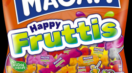 HAPPY FRUTTIS – kolorowa zabawa dla łasuchów w każdym wieku! - MAOAM Happy Fruttis to mix owocowych inspiracji.
